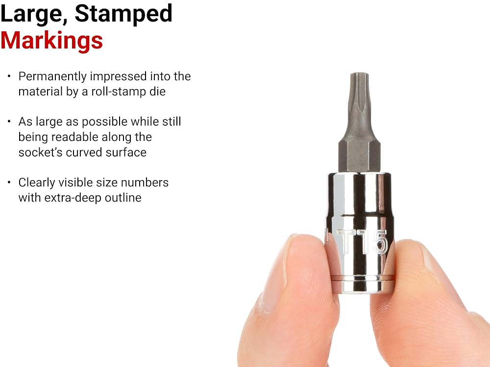 しょー Amazon.com: TEKTON 1/4 Inch Drive x T20 Torx Bit Socket | SHB04220